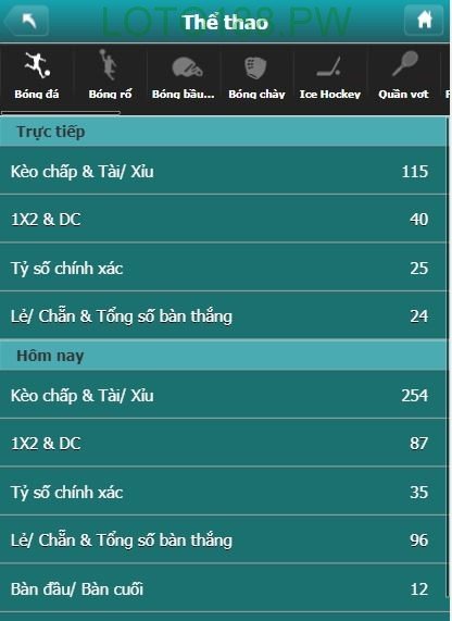 thể thao loto188 6